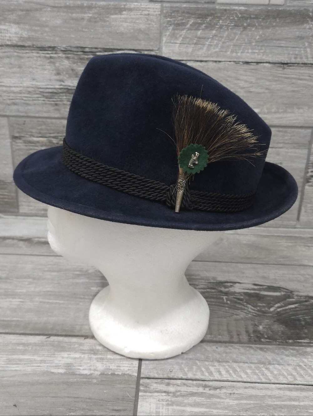 Vintage Handcrafted ORIGINAL ISCHLER HUT T-Alpine/Tyrolean Style Trachten Hat - Picture 4 of 16